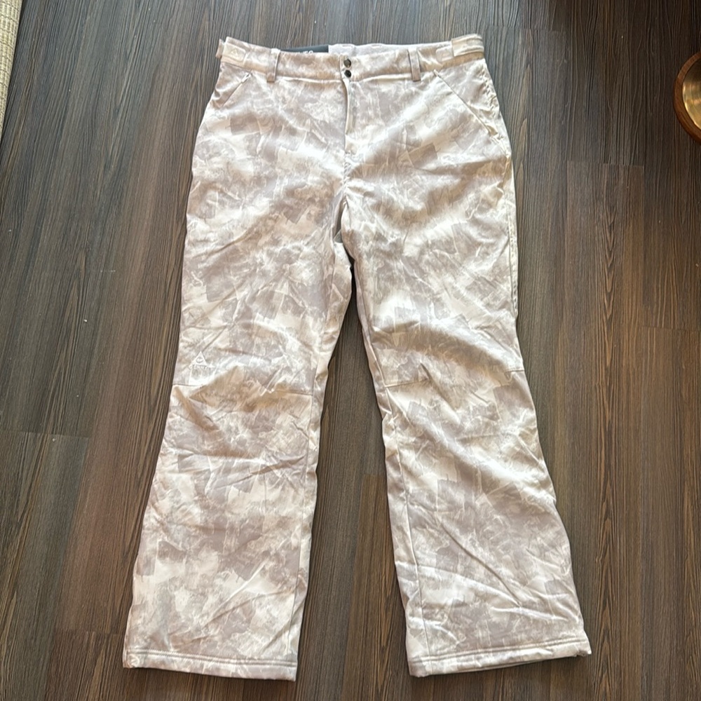 Gray/White Womens Snowpants XL